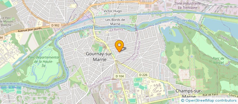 localisation de l'entreprise FRED DEPANNAGE SERVICE à GOURNAY-SUR-MARNE