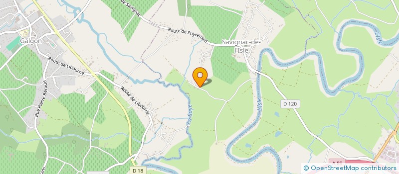 localisation de l'entreprise FRED DIAS  SAVIGNAC DE L'ISLE
