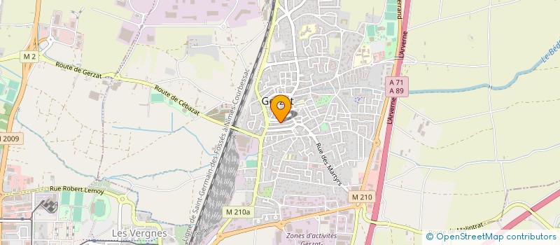 localisation de l'entreprise FRED DR MACONNERIE  GERZAT