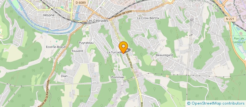 localisation de l'entreprise FRED-DUBOUCH  SANILHAC