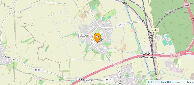 localisation de l'entreprise FRED'EAU  ECKWERSHEIM