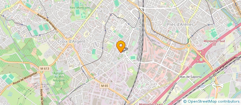 localisation de l'entreprise FRED'ELEC  CAZILHAC