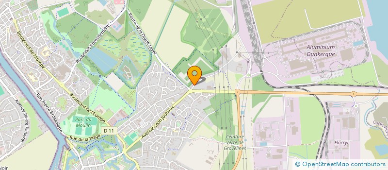 localisation de l'entreprise FRED ET CLEM BIENAIME à GRAVELINES