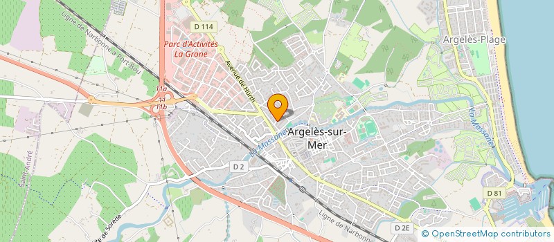 localisation de l'entreprise FRED ET LEO à ARGELES-SUR-MER