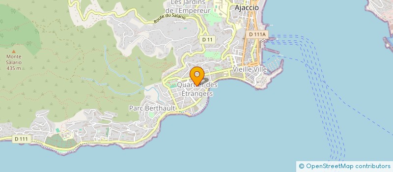 localisation de l'entreprise FRED ET LOU  AJACCIO