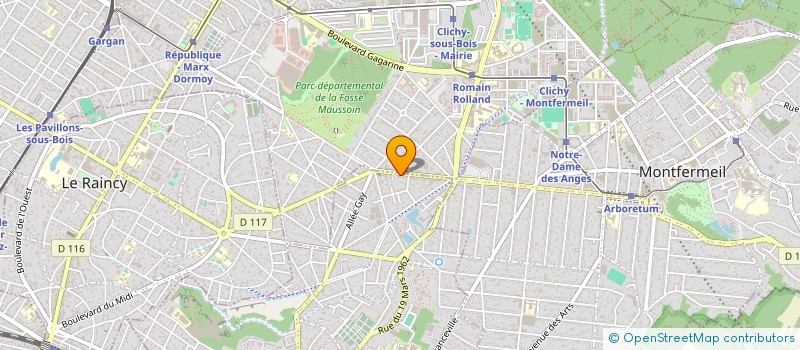localisation de l'entreprise FRED ETANCHEITE à GAGNY