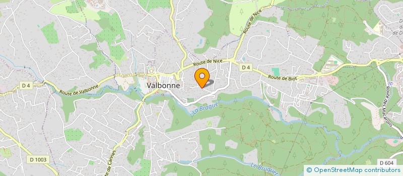 localisation de l'entreprise FRED FAMILY  VALBONNE