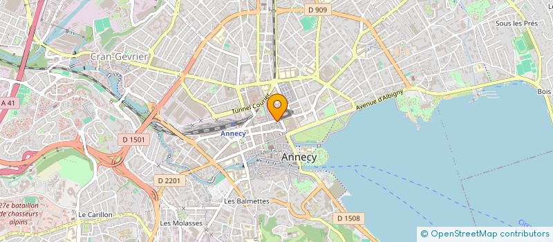 localisation de l'entreprise FRED FRINGUES à ANNECY