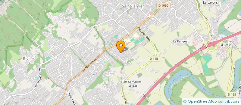 localisation de l'entreprise FRED'HOME à SAINT-ISMIER