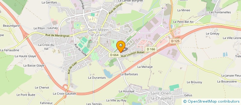 localisation de l'entreprise FRED IMMO  SAINT-MEEN-LE-GRAND