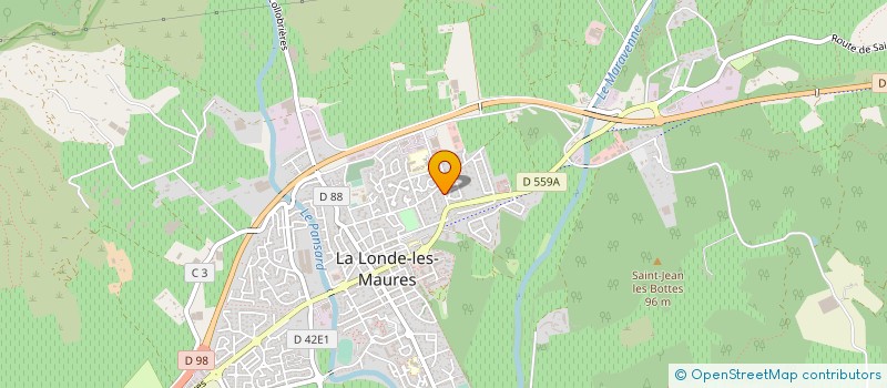 localisation de l'entreprise FRED JARDIN à LA LONDE-LES-MAURES