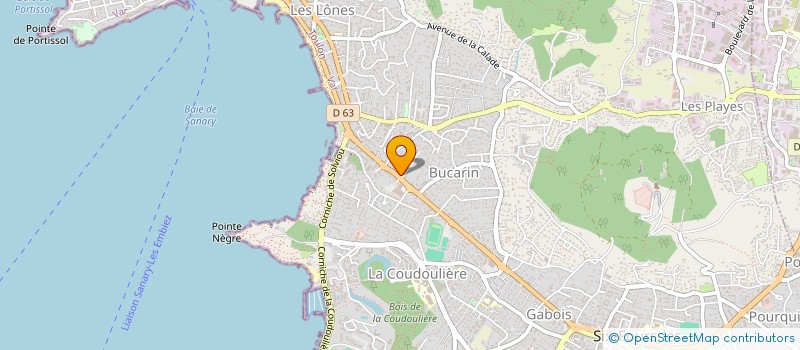 localisation de l'entreprise FRED JUNIORS à SIX-FOURS-LES-PLAGES