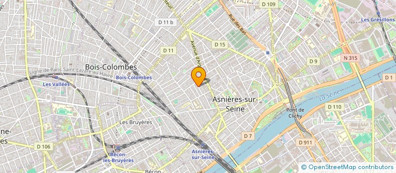 localisation de l'entreprise FRED NOARO COACHING & CO à ASNIERES-SUR-SEINE