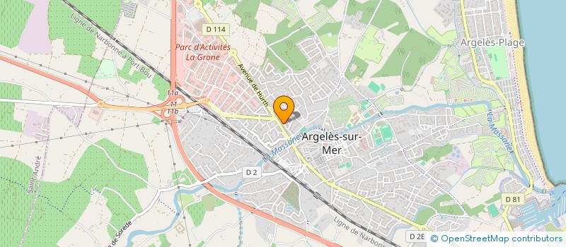 localisation de l'entreprise FRED PATTE  ARGELES-SUR-MER