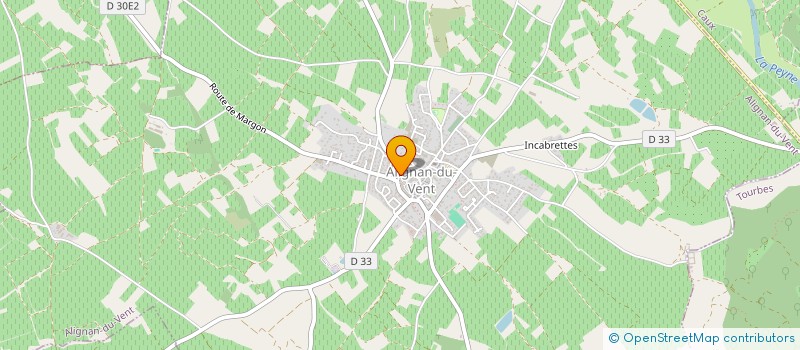 localisation de l'entreprise FRED PLOMBERIE  ALIGNAN-DU-VENT