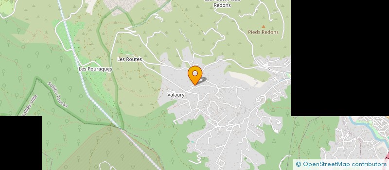 localisation de l'entreprise FRED REALISATIONS  SOLLIES-TOUCAS