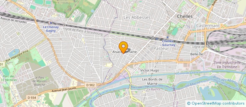 localisation de l'entreprise FRED RENOVBAT à CHELLES