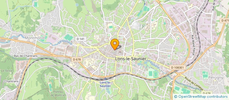 localisation de l'entreprise FRED'S à LONS-LE-SAUNIER