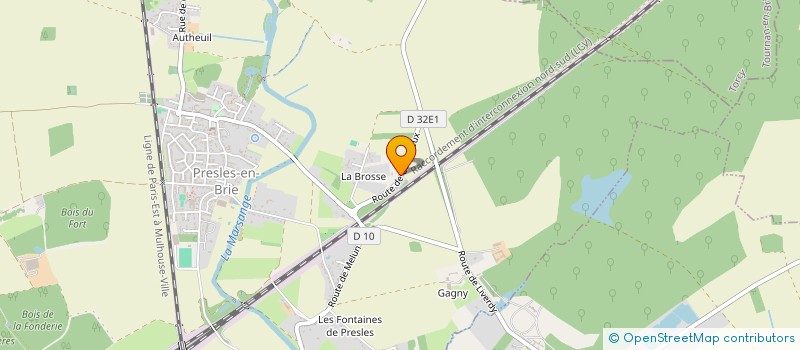 localisation de l'entreprise FRED'S ANIMALS à TOURNAN-EN-BRIE