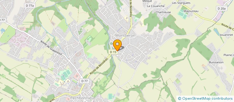 localisation de l'entreprise FRED'S WORKSHOP  MONTBERON