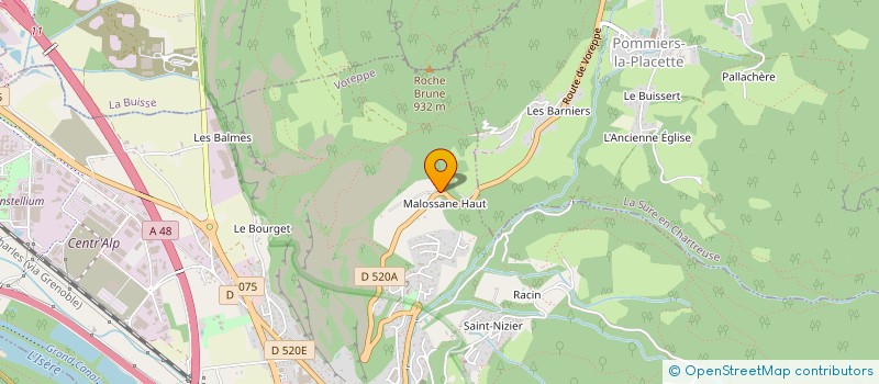 localisation de l'entreprise FRED TAXI  VOREPPE