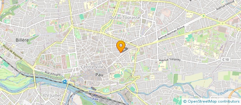 localisation de l'entreprise FRED & TOIT SOLUTION (64) à PAU
