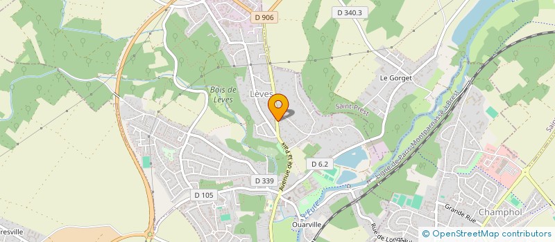localisation de l'entreprise FRED TRANSPORT à LEVES