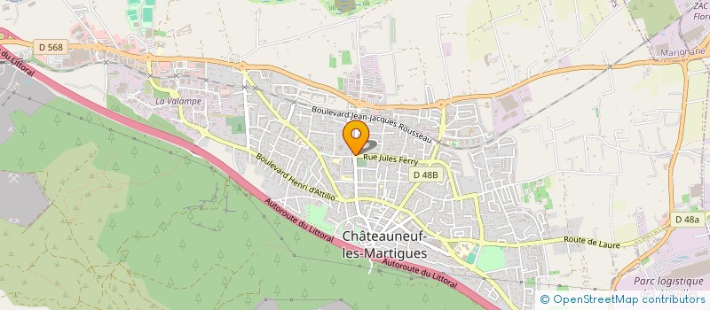 localisation de l'entreprise FREDALEX à CHATEAUNEUF-LES-MARTIGUES