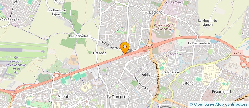 localisation de l'entreprise FREDAM  LAGORD