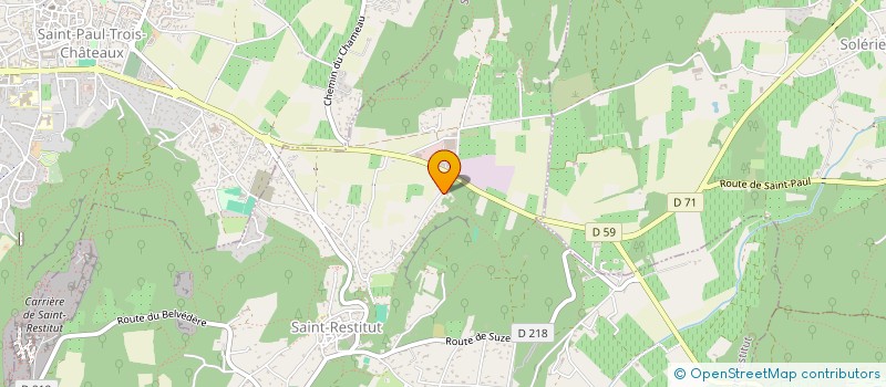 localisation de l'entreprise FREDANCHE INVESTISSEMENT  SAINT-RESTITUT