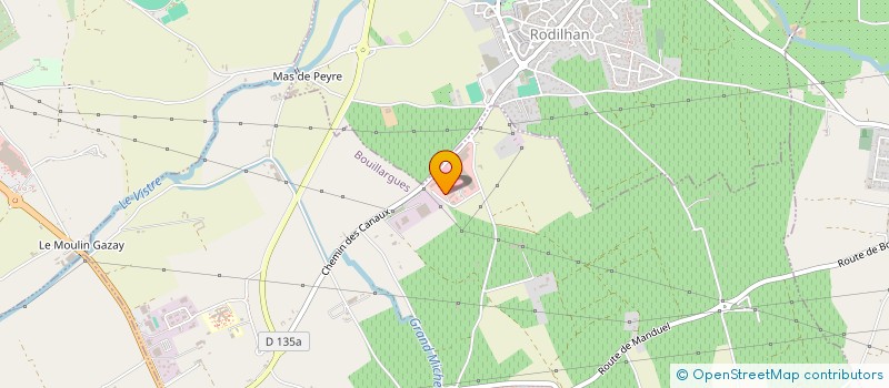 localisation de l'entreprise FREDANNE  BOUILLARGUES