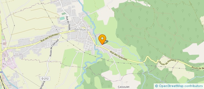 localisation de l'entreprise FREDATION  BENEJACQ