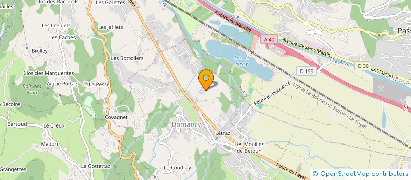 localisation de l'entreprise FREDAZUR  DOMANCY