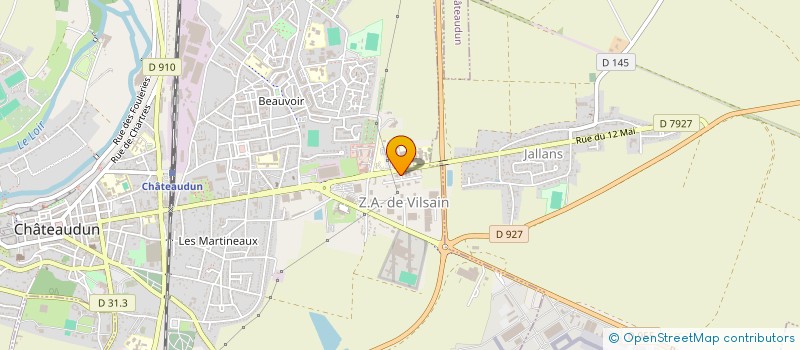 localisation de l'entreprise FREDBEA à CHATEAUDUN