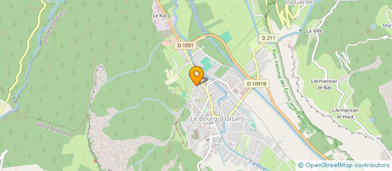 localisation de l'entreprise FREDDIE  LES DEUX ALPES