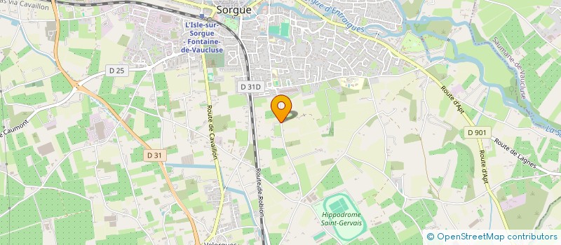 localisation de l'entreprise FREDDY COLOMBINI à L'ISLE-SUR-LA-SORGUE