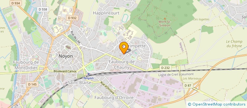 localisation de l'entreprise FREDDY DPC  NOYON