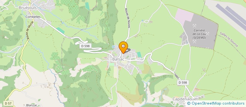 localisation de l'entreprise FREDDY EVENEMENTIEL  DRUELLE BALSAC