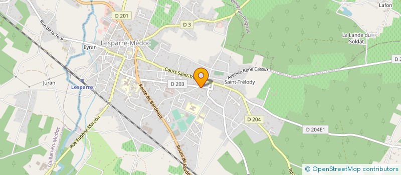 localisation de l'entreprise FREDDY JOUETS à LESPARRE-MEDOC
