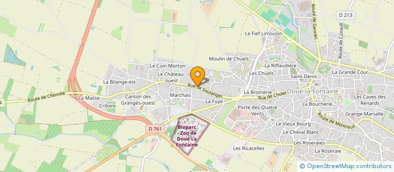 localisation de l'entreprise FREDDY.MELANIE  DOUE-EN-ANJOU