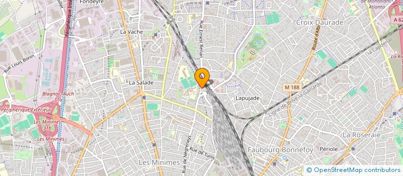 localisation de l'entreprise FREDDY MOREZON' P.R.O.D. à TOULOUSE