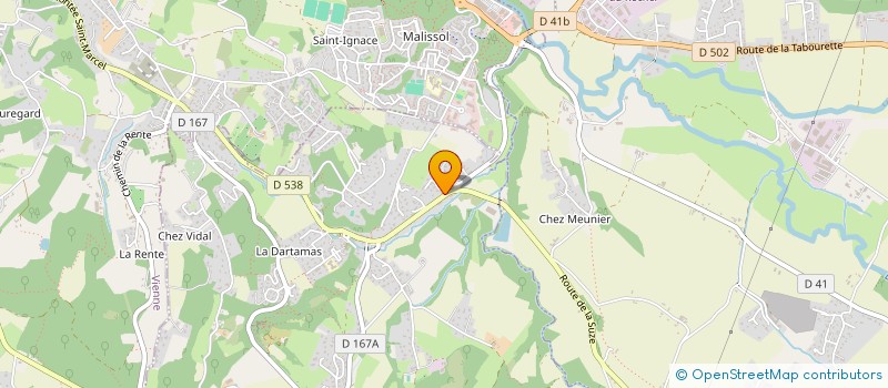 localisation de l'entreprise FREDDY PLOMBERIE  JARDIN