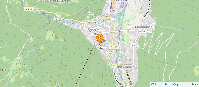 localisation de l'entreprise FREDDY SPORTS à BAGNERES-DE-LUCHON