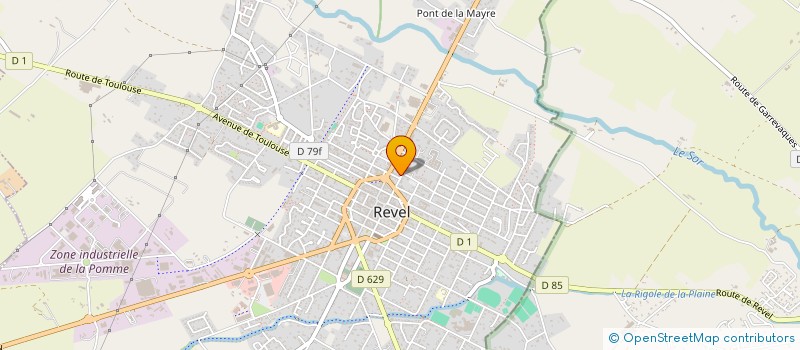 localisation de l'entreprise FREDE RAYMOND YANNICK  REVEL