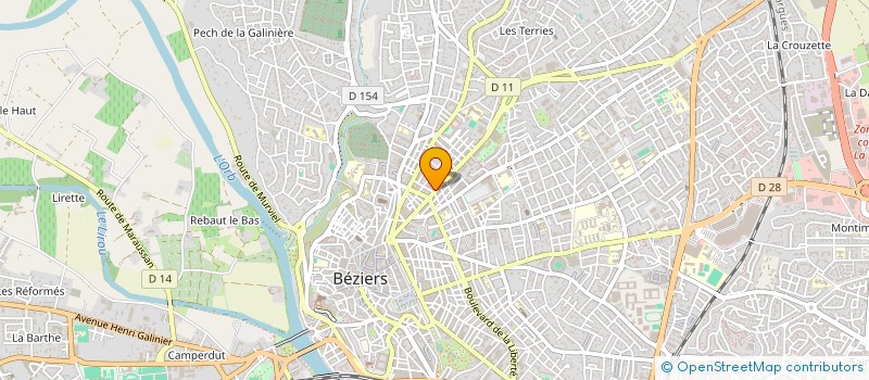 localisation de l'entreprise FREDECATH à BEZIERS