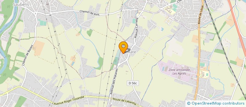 localisation de l'entreprise FREDECK  VILLATE