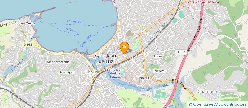 localisation de l'entreprise FREDEFON  SAINT-JEAN-DE-LUZ