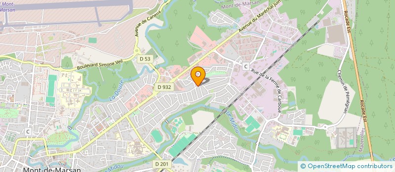 localisation de l'entreprise FREDEL  MONT-DE-MARSAN