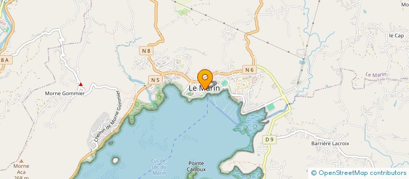 localisation de l'entreprise FREDEL TP SARL  LE MARIN