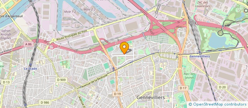 localisation de l'entreprise FREDELECT  GENNEVILLIERS